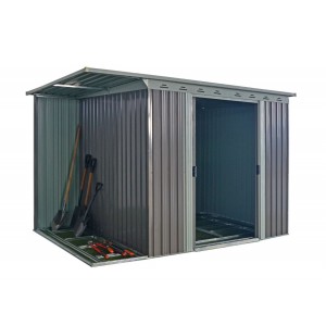 Garden Shed With Side Storage 8' x 9' ft